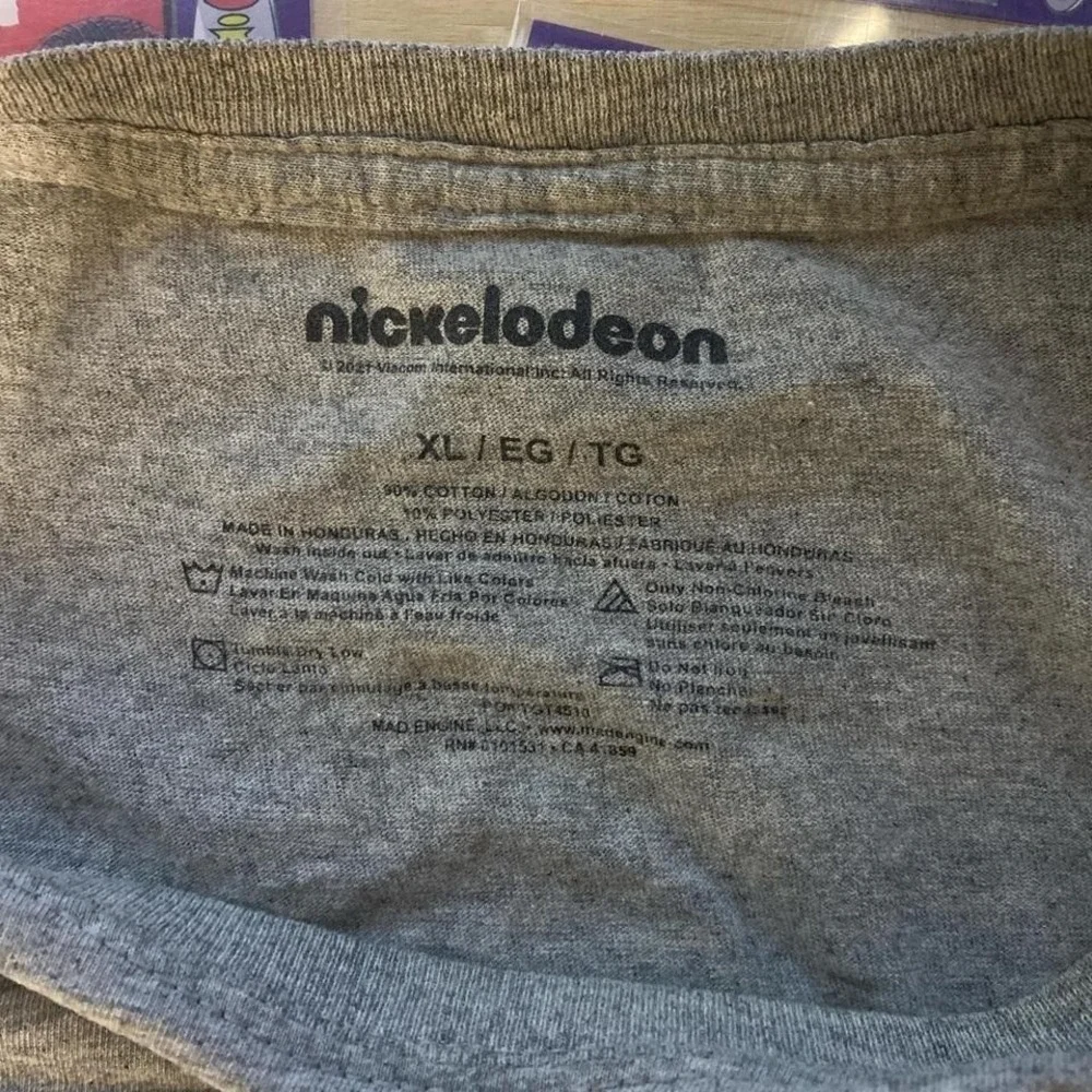 Nickelodeon | Shirts & Tops | Xl Grey Nickelodeon Rugrats Shirtpaint ...